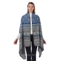 Ladys Fashion Open Front Poncho Ruana Knit Cardigan Sweater Shawl Wrap